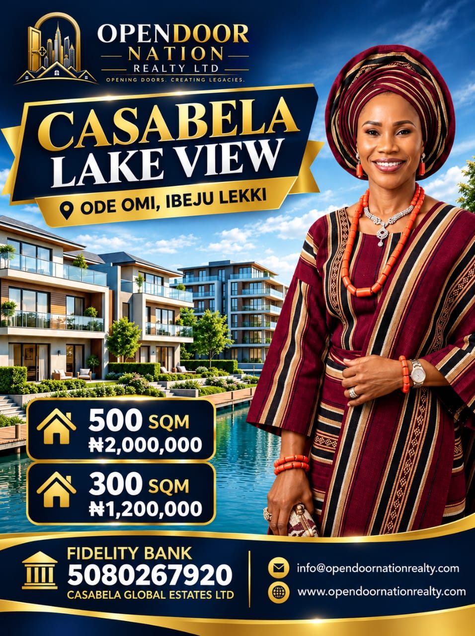 Casabela Lake View — 500 sqm Land, Ode Omi, Ibeju-Lekki — photo 1 of 1