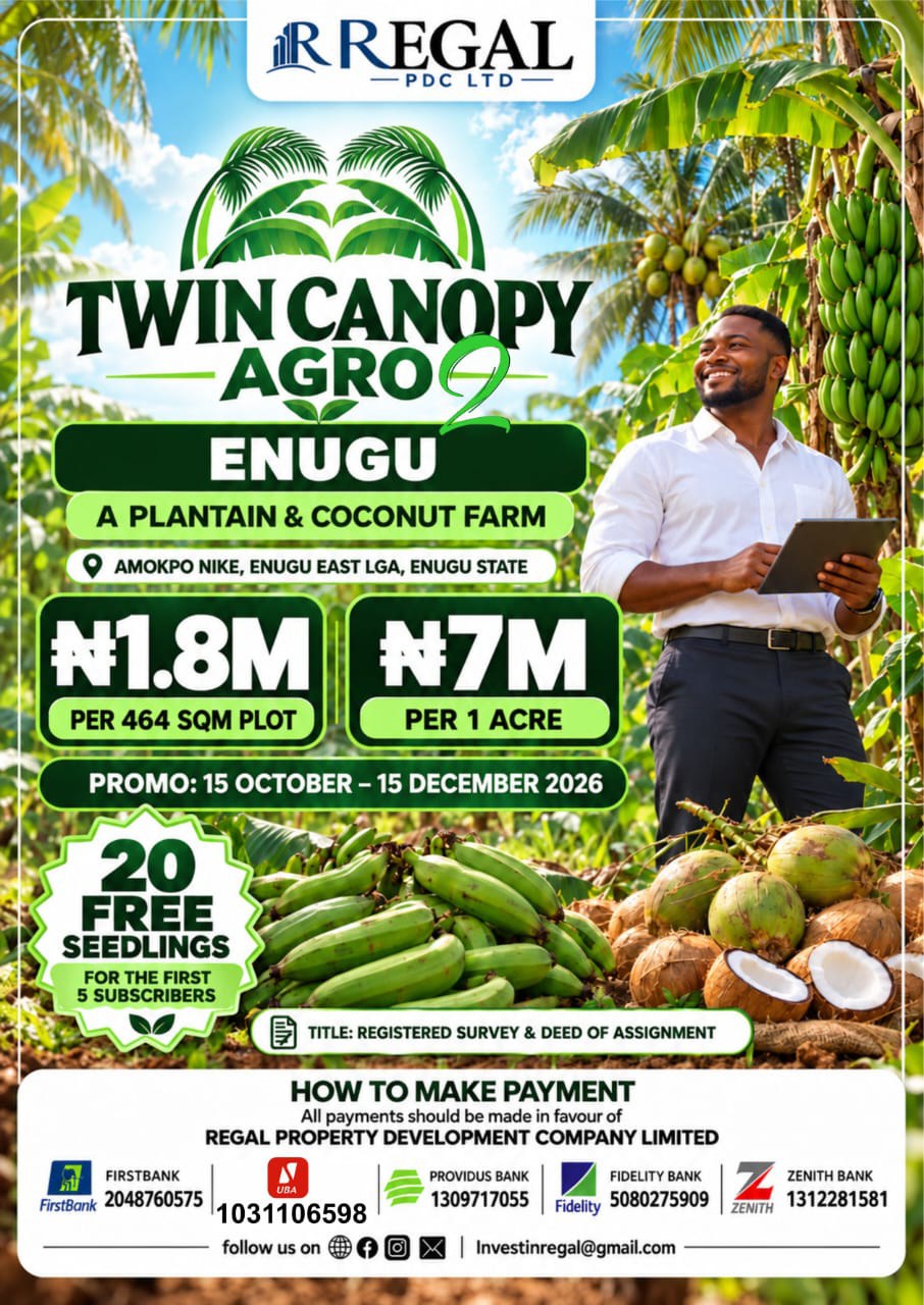 Twin Canopy Agro 2 — Land for Sale, Enugu — photo 1 of 1