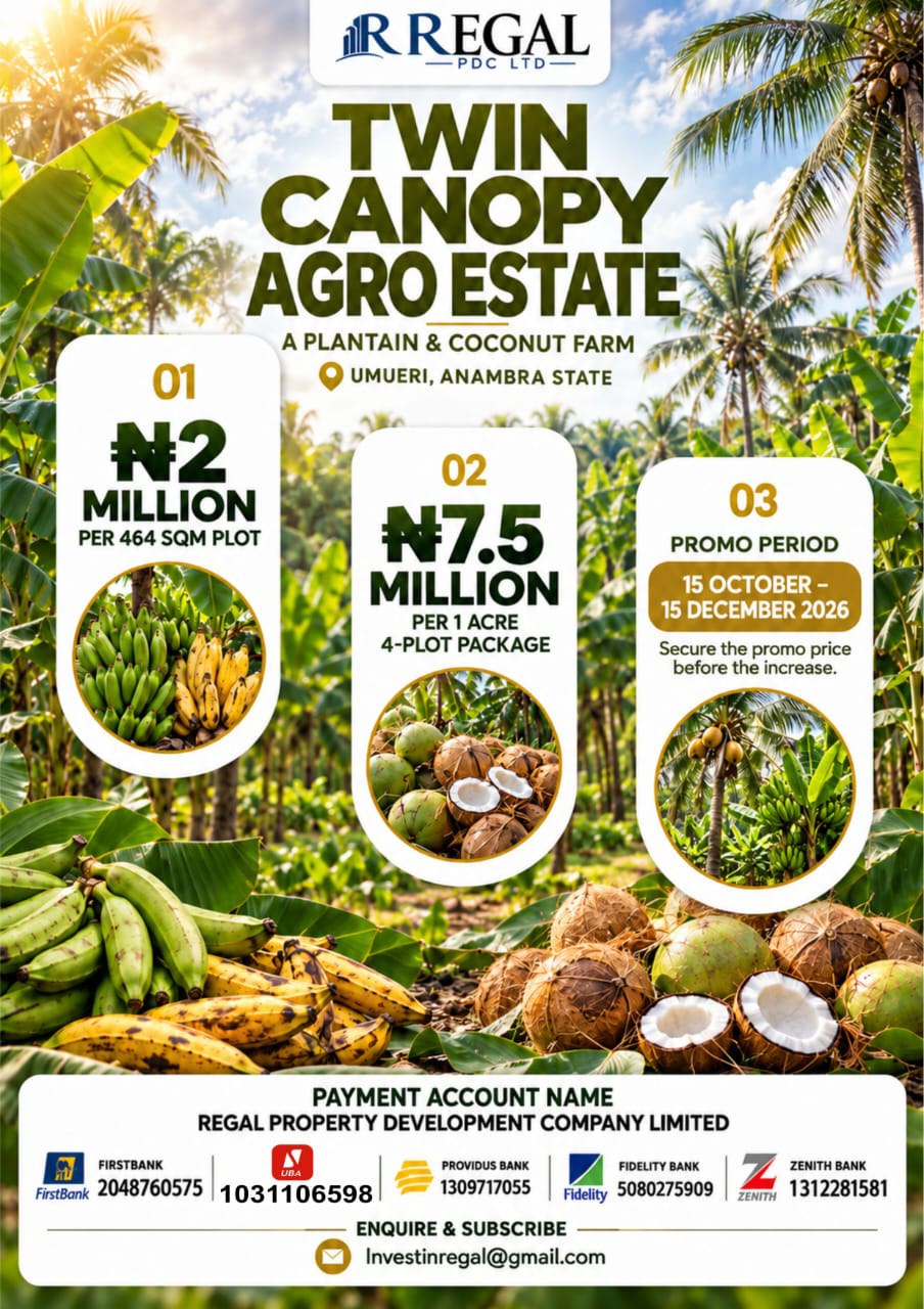 Twin Canopy Agro Estate — Land for Sale, Umueri, Anambra — photo 1 of 1